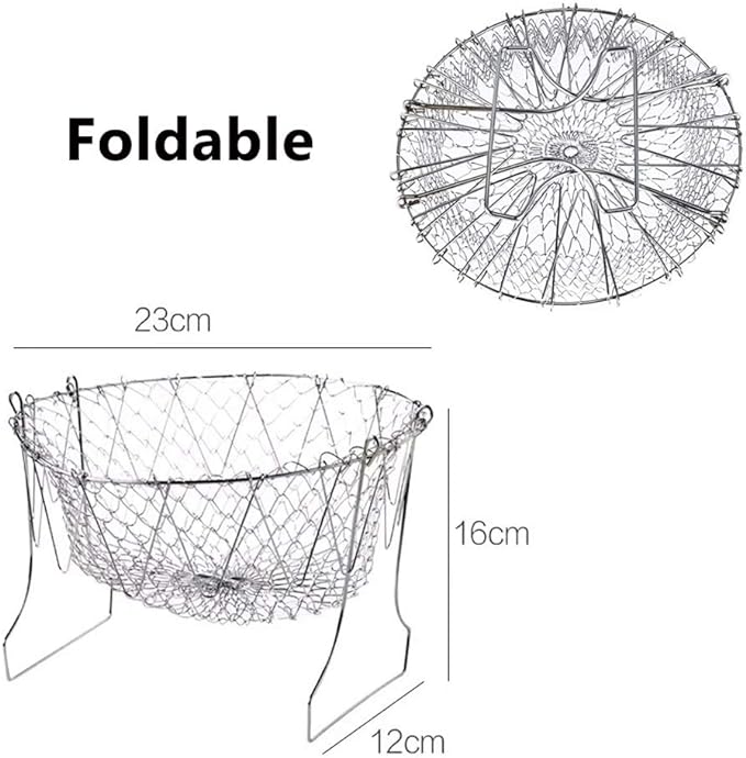 Kitchen Foldable Frying Basket