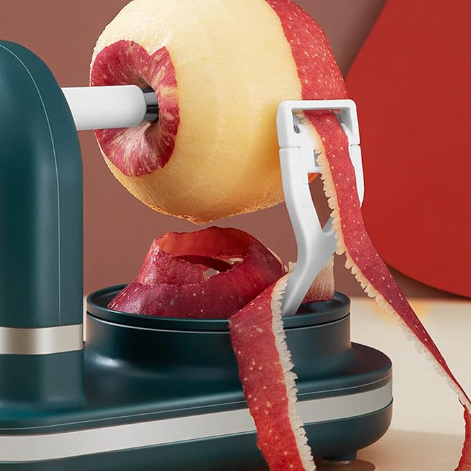 Hand Crank Fruit Peeler + Apple slicer