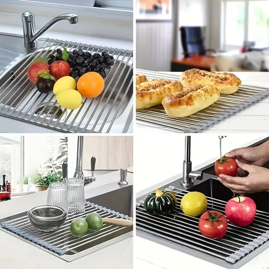 Roll-Up Dish Drying Rack