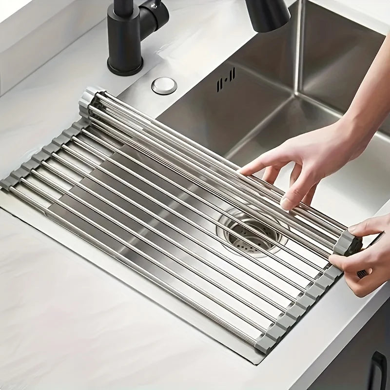 Roll-Up Dish Drying Rack