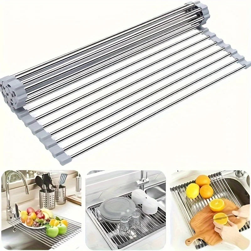 Roll-Up Dish Drying Rack