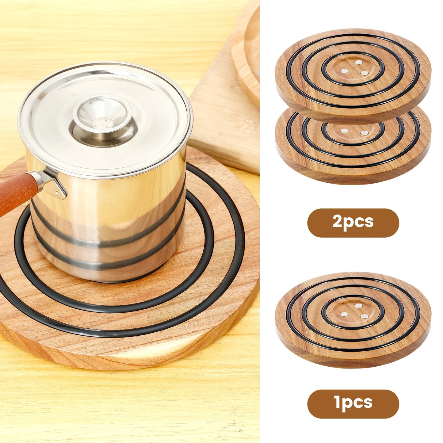 Magnetic Wooden Trivets