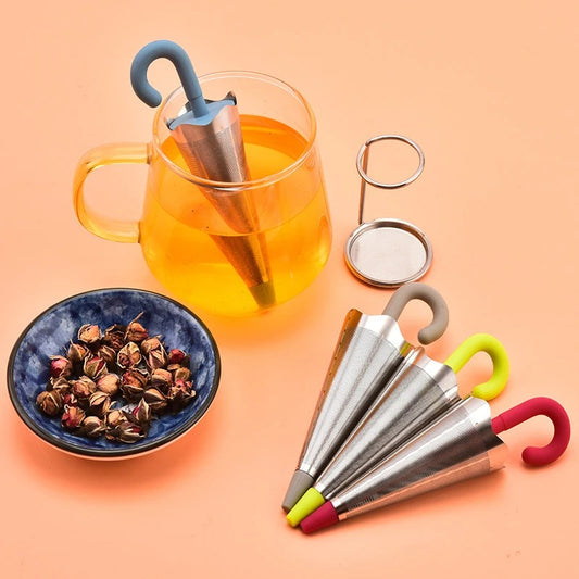 3 Colors Umbrella Shape Tea Infuser