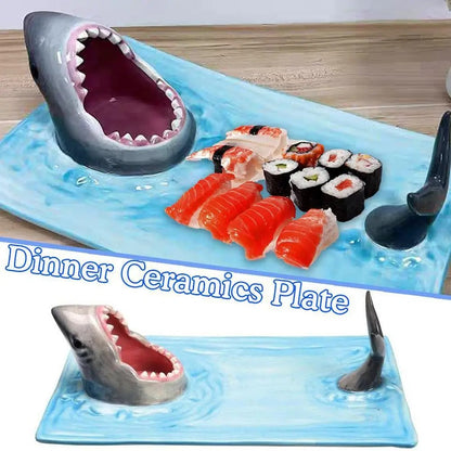 shark shaped plate