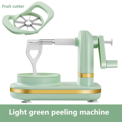 Hand Crank Fruit Peeler + Apple slicer