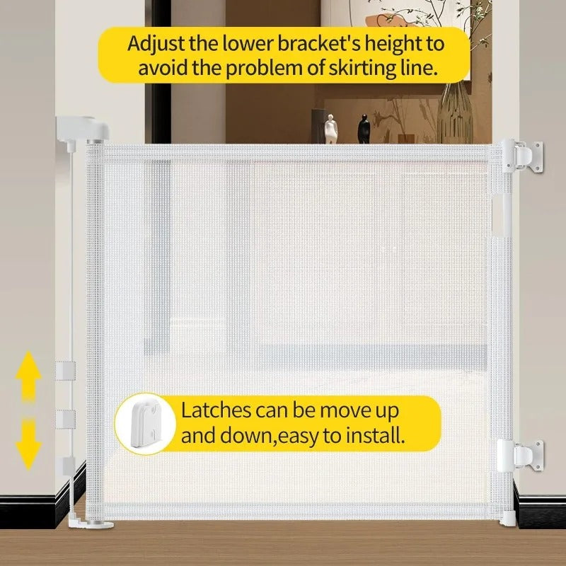 Retractable Gate 33" Tall,Extends up to 55"