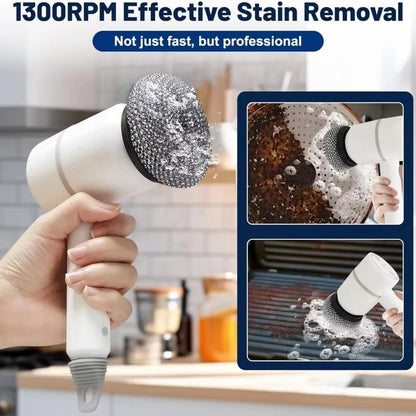 Electric Cleaning Brush 6 in 1